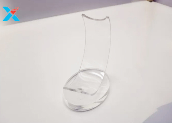 2mm الاكريليك عرض ورقة التجارية زجاج شبكي حامل الهاتف الخليوي الرف